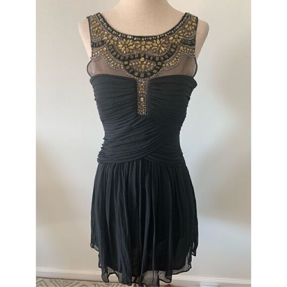 Bcbg black fancy dress size 0 - Picture 1 of 4